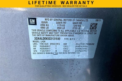 2012 Chevrolet Equinox LT w/1LT