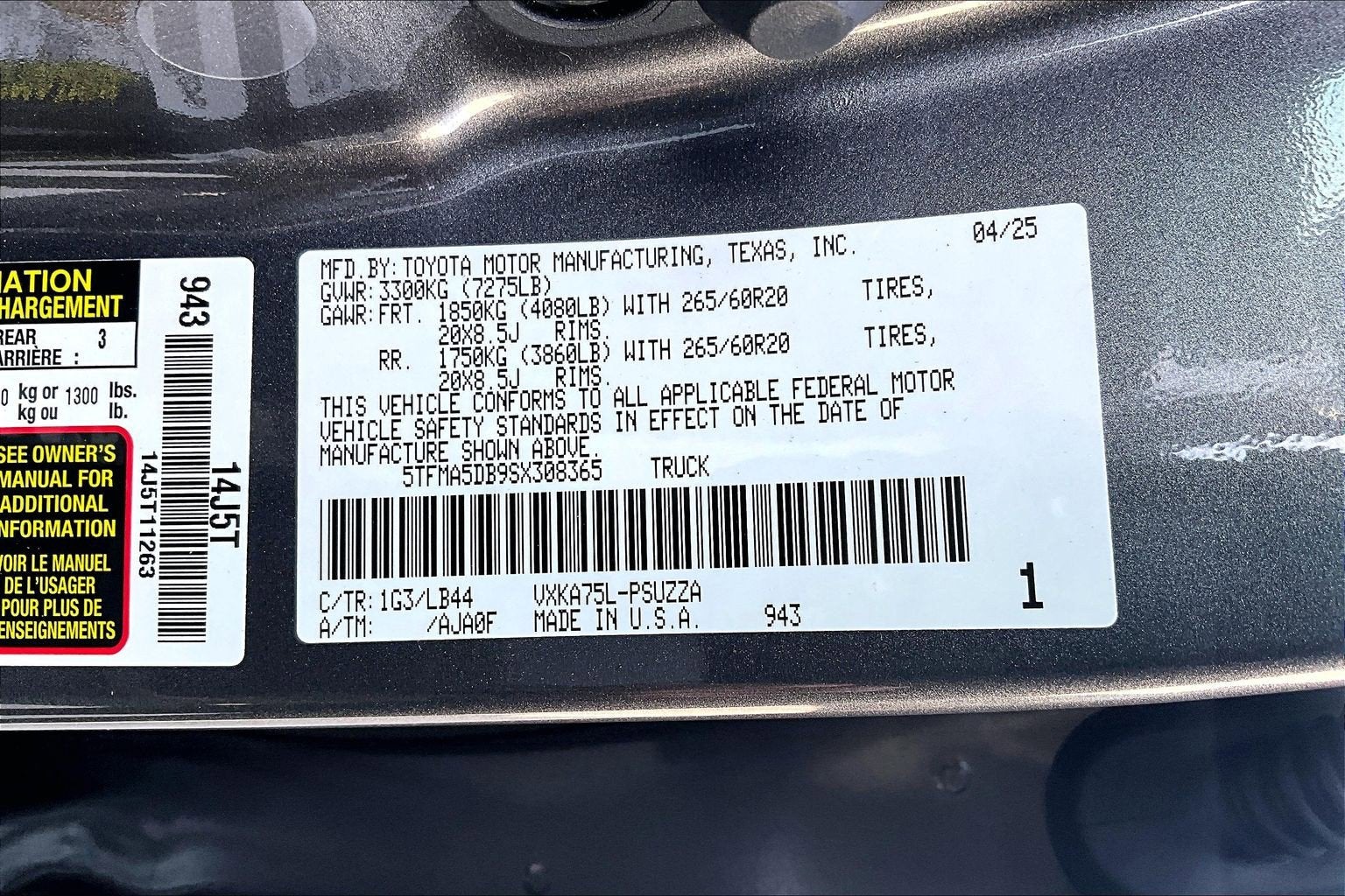 2025 Toyota Tundra 1794 Edition