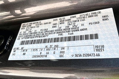 2023 Ford F-150 Tremor