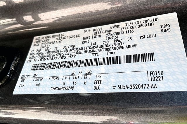 2023 Ford F-150 Tremor