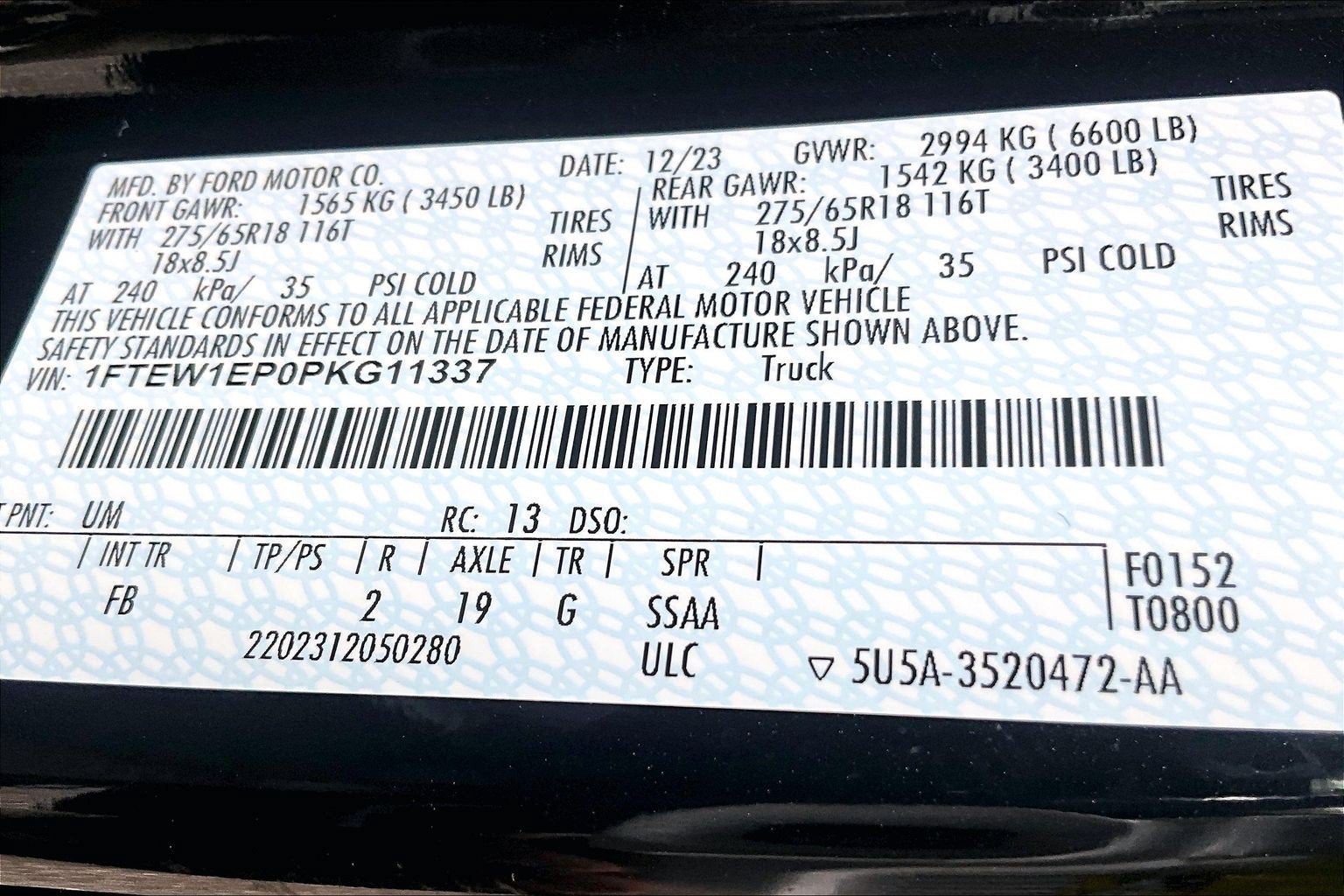2023 Ford F-150 XLT