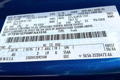 2021 Ford F-150 XLT