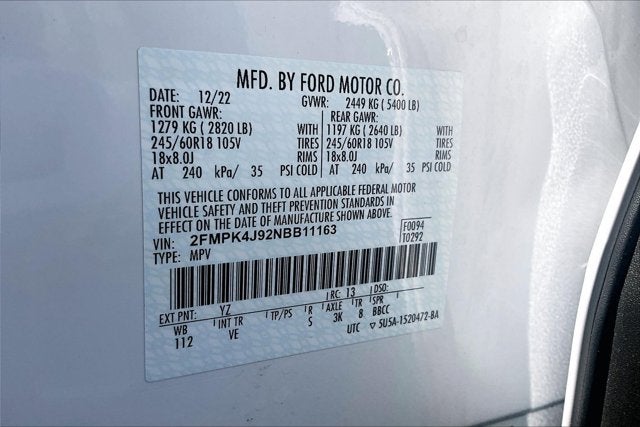 2022 Ford Edge SEL AWD PANO ROOF