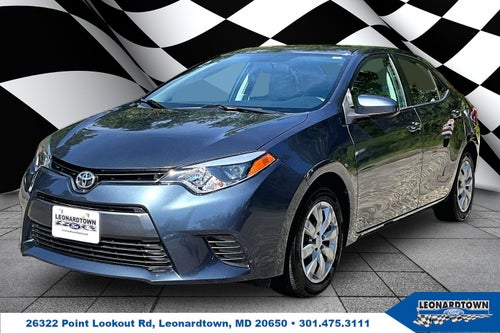 2016 Toyota Corolla Base