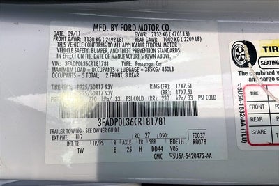 2012 Ford Fusion Hybrid
