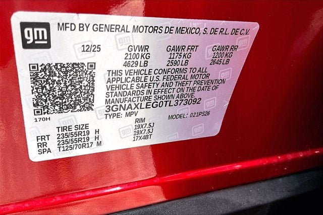 2026 Chevrolet Equinox FWD RS