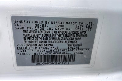 2025 Nissan Versa SR