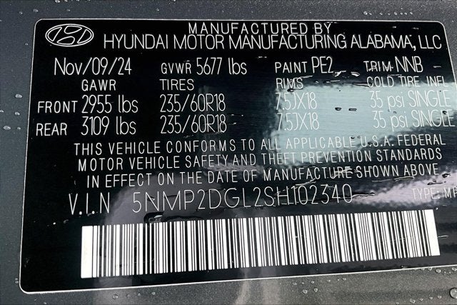 2025 Hyundai Santa Fe SEL