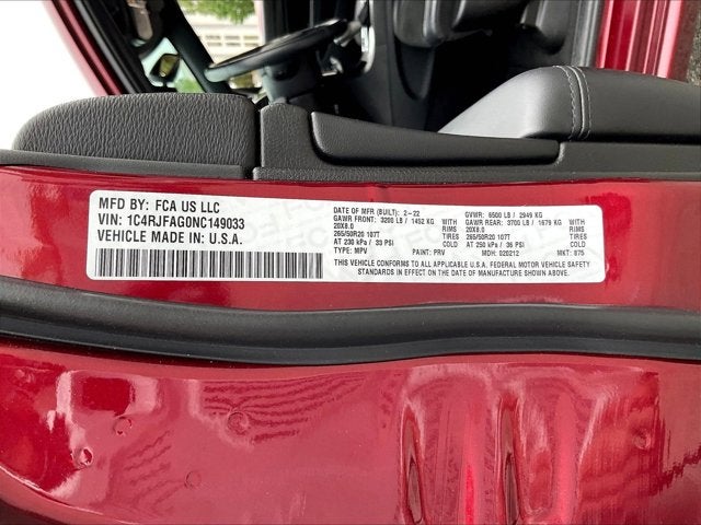 2022 Jeep Grand Cherokee WK Laredo X 4x4