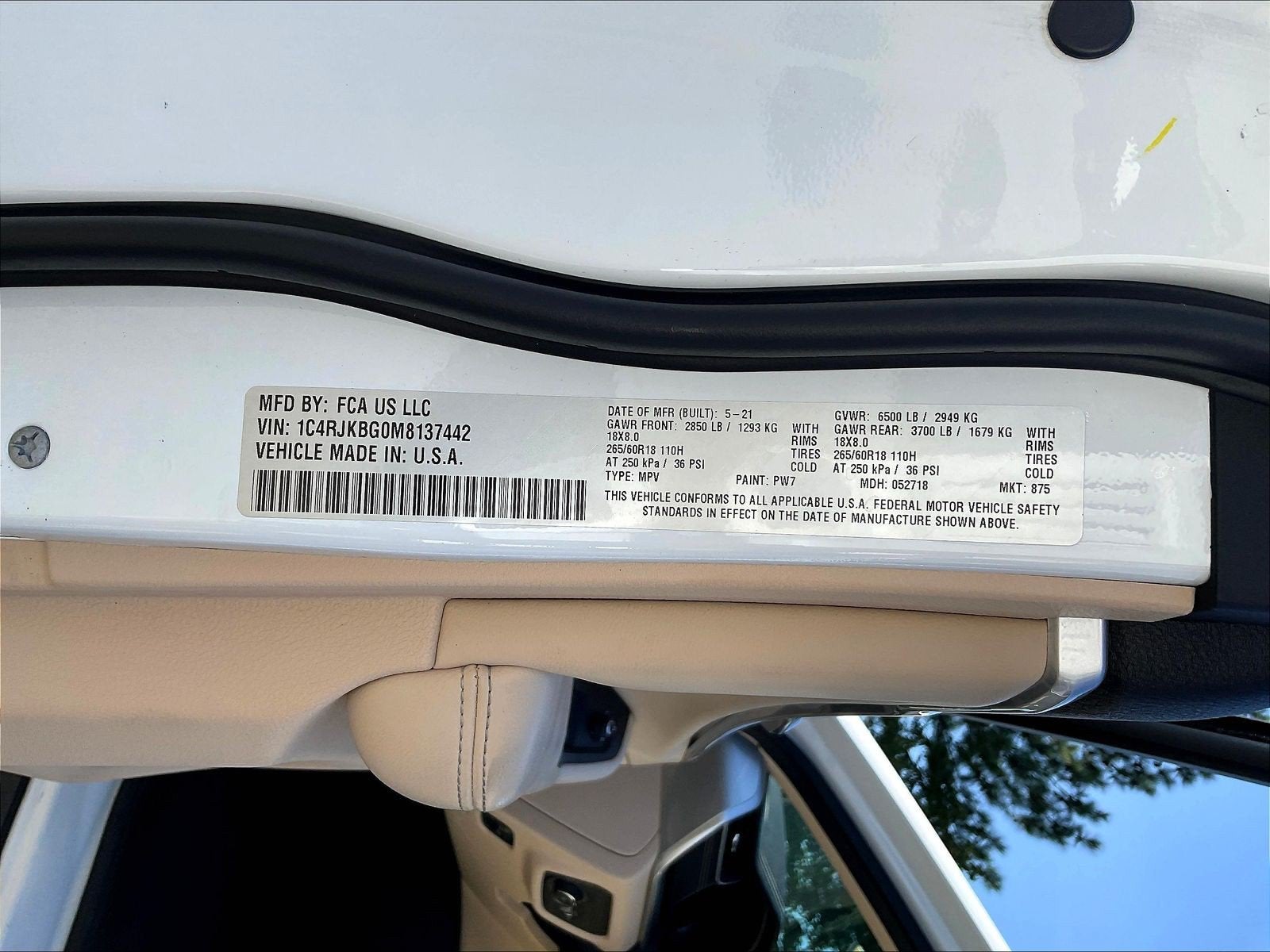 2021 Jeep Grand Cherokee L Limited 4x4