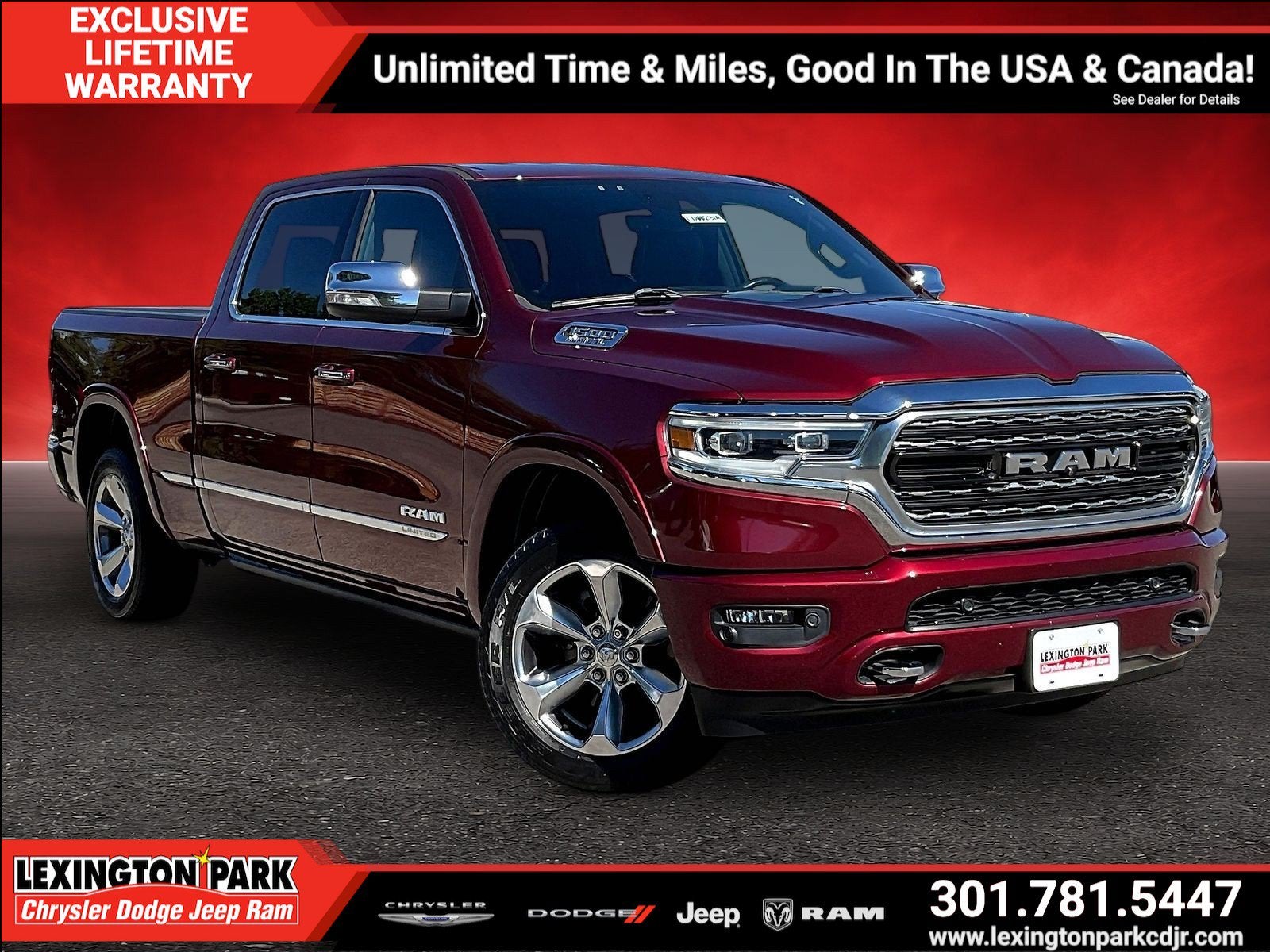 2019 RAM 1500 Limited Crew Cab 4x4 6'4' Box