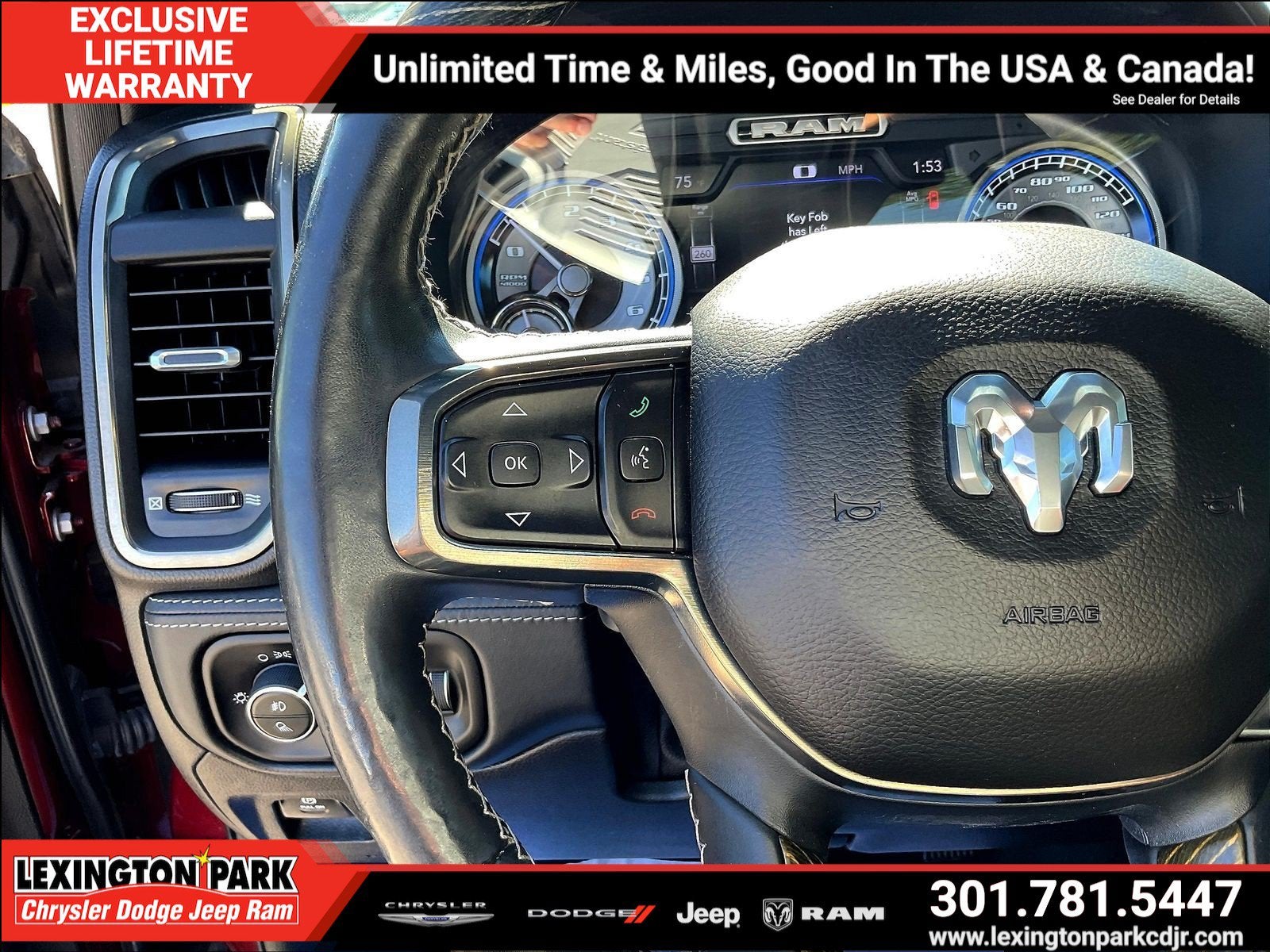 2019 RAM 1500 Limited Crew Cab 4x4 6'4' Box