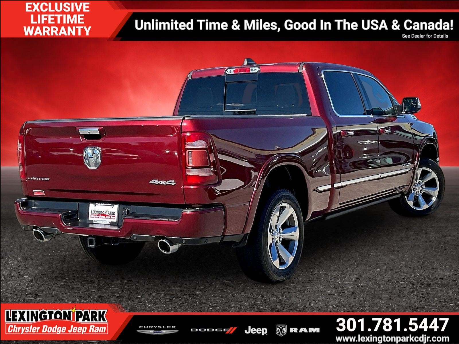 2019 RAM 1500 Limited Crew Cab 4x4 6'4' Box