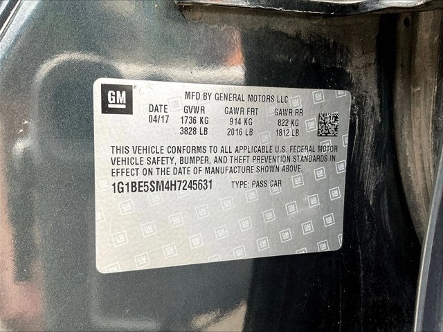 2017 Chevrolet Cruze LT Auto