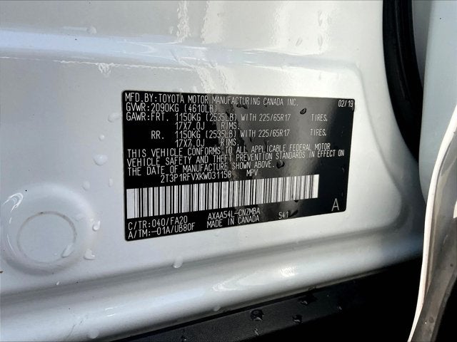 2019 Toyota RAV4 XLE