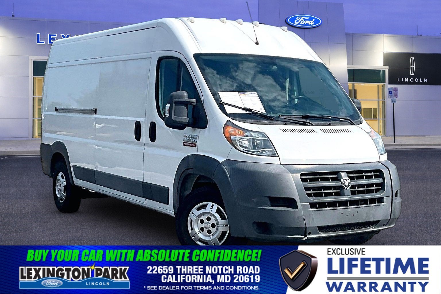2015 RAM ProMaster Cargo Van Van