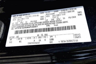 2022 Ford F-150 XL