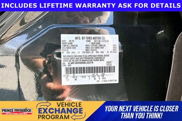 2022 Lincoln Nautilus Reserve