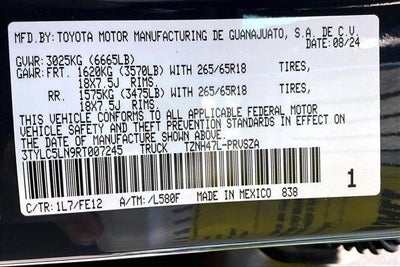 2024 Toyota Tacoma Hybrid TRD Sport 4WD