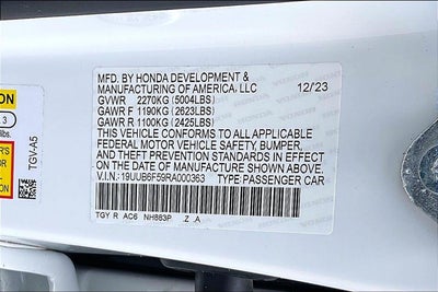 2024 Acura TLX w/A-Spec Package