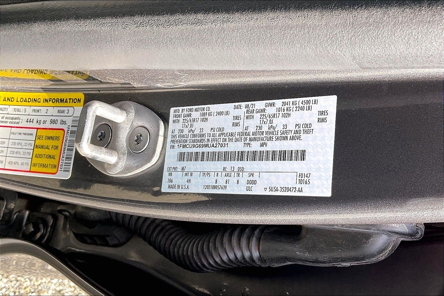2021 Ford Escape SE