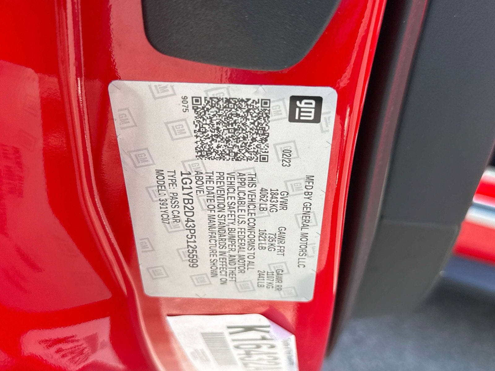 2023 Chevrolet Corvette 2LT