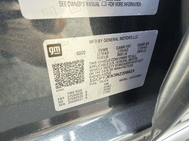 2022 Chevrolet Silverado 1500 LTD 4WD Crew Cab Short Bed LT with 2FL