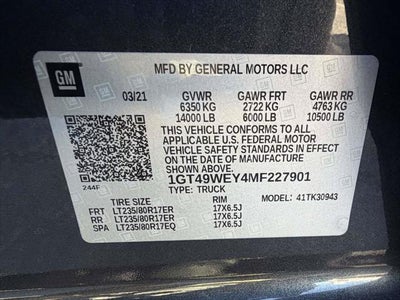 2021 GMC Sierra 3500HD 4WD Crew Cab Long Bed Denali