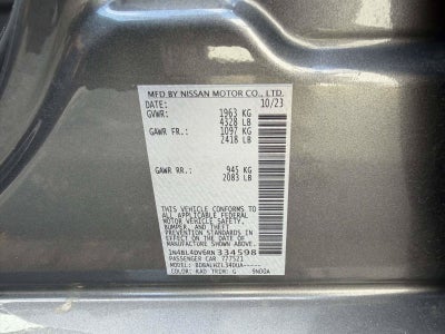 2024 Nissan Altima SV FWD