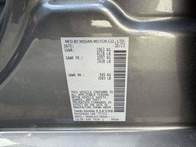 2024 Nissan Altima SV FWD