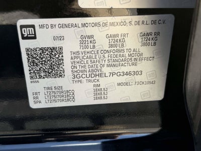 2023 Chevrolet Silverado 1500 4WD Crew Cab Short Bed ZR2