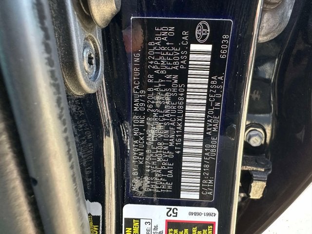 2020 Toyota Camry SE