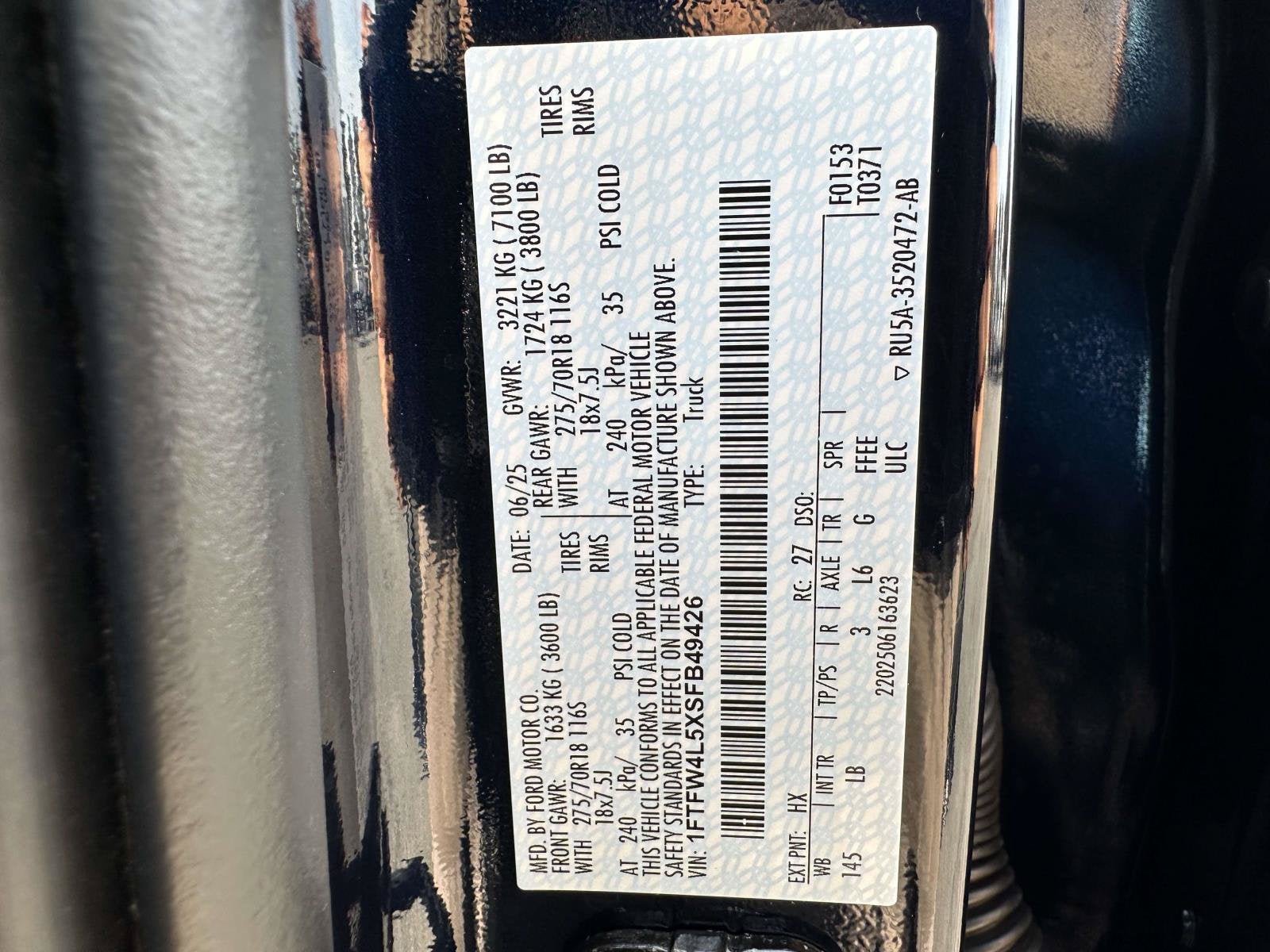 2025 Ford F-150 Tremor