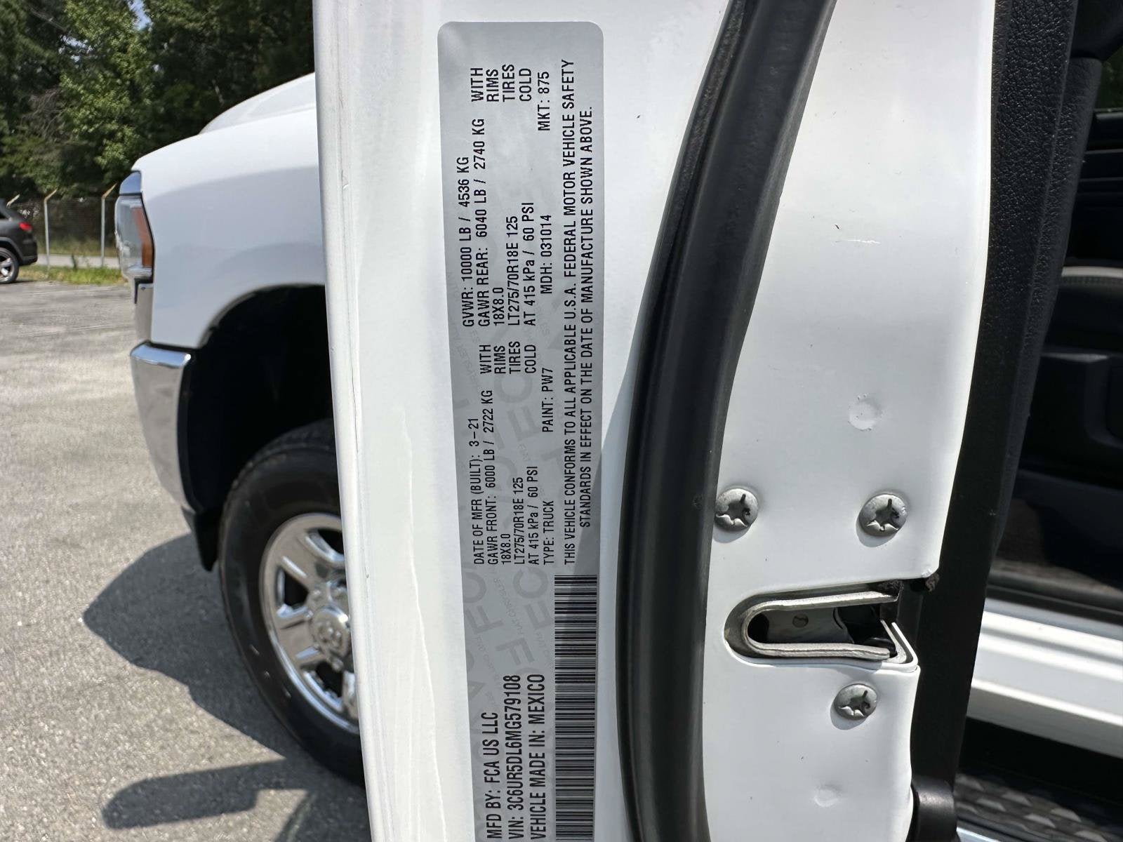 2021 RAM 2500 Big Horn