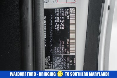 2022 Mercedes-Benz Metris Cargo Van 126 WB Cargo