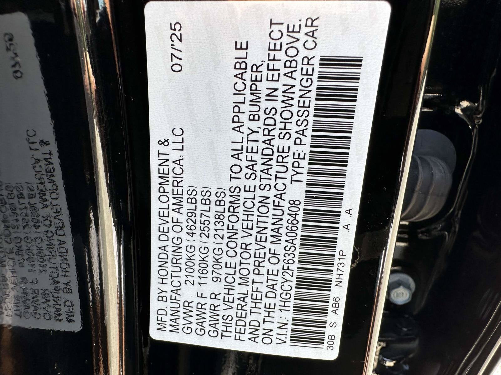 2025 Honda Accord Hybrid EX-L