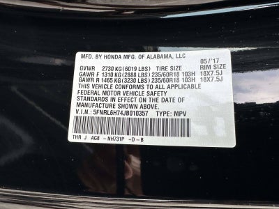 2018 Honda Odyssey EX-L