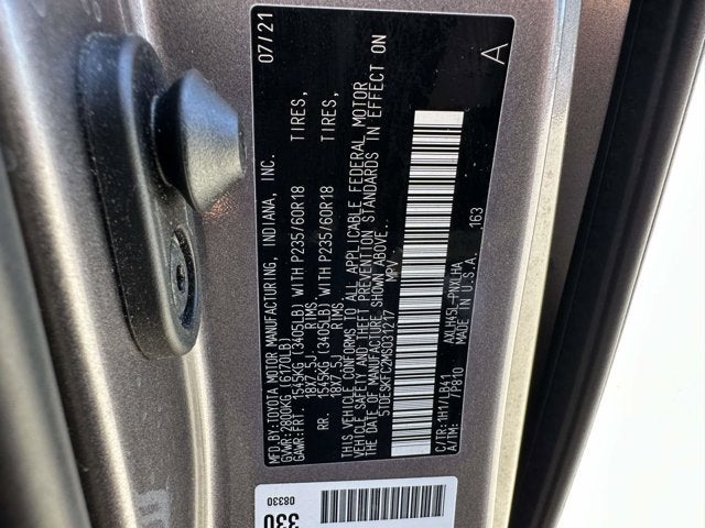 2021 Toyota Sienna Base
