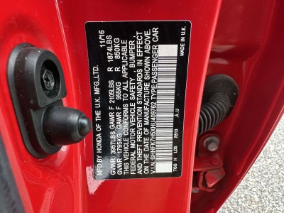 2017 Honda Civic Hatchback EX