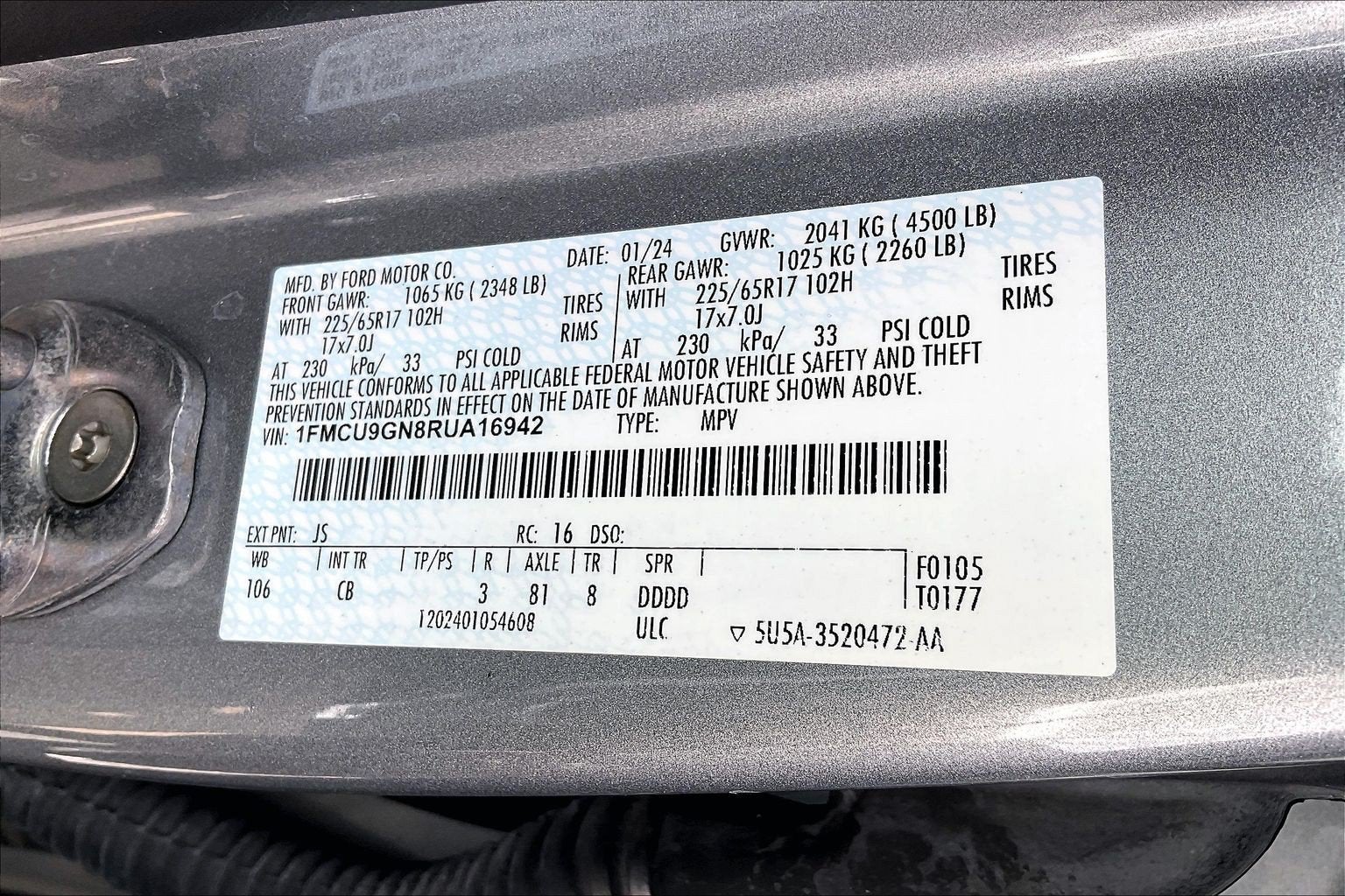 2024 Ford Escape Active