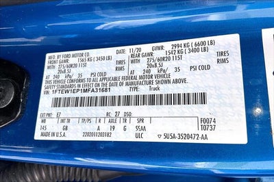 2021 Ford F-150 XL