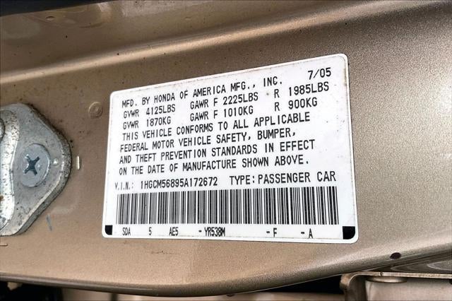 2005 Honda Accord EX-L