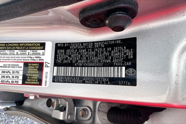 2017 Toyota Camry XLE