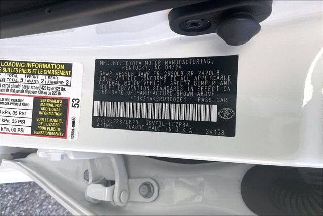 2024 Toyota CAMRY XSE V6