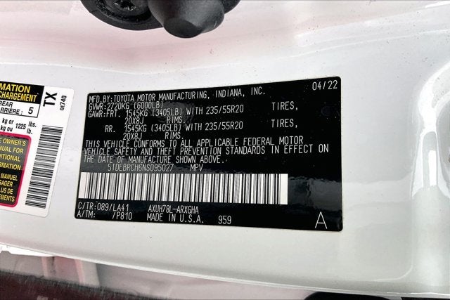 2022 Toyota Highlander Hybrid Hybrid Platinum