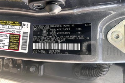 2020 Toyota HIGHLANDER XLE