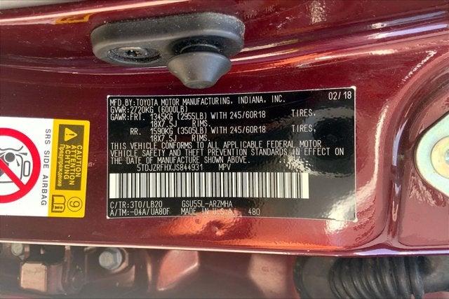 2018 Toyota Highlander XLE