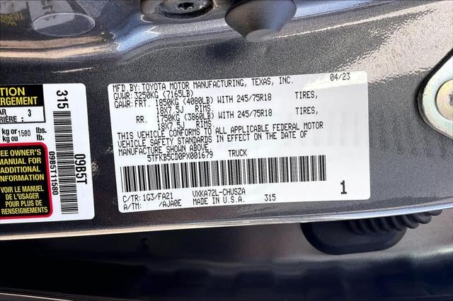 2023 Toyota Tundra SR