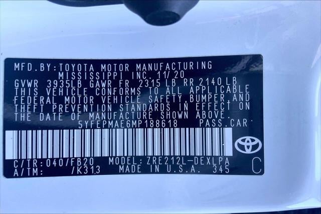 2021 Toyota Corolla LE