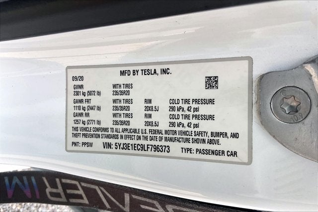 2020 Tesla Model 3 Performance